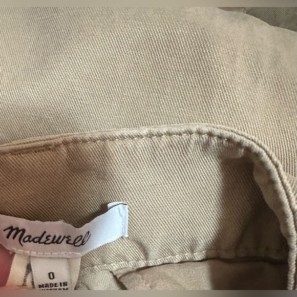 Madewell Wide Leg Khaki Pants size 0 - Picture 8 of 9